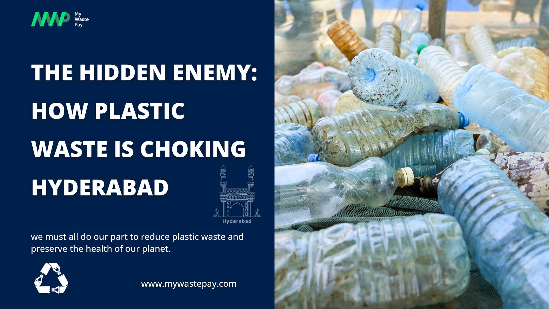 Plastic waste in Hyderabad