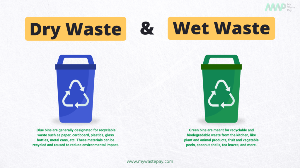 Dry Waste & Wet Waste My Waste Pay